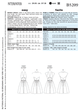 B5209 Misses' Dress (size: 6-8-10-12)