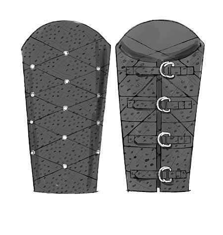 B5371 Misses'/Men's Wrist Bracers, Corset, Belt And Pouches (Size: XLG-XXL-XXXL)