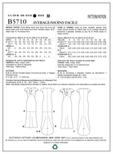 B5710 Misses' Dress (Size: 14-16-18-20-22)