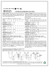 B5935 Corset - Jeunes femmes (grandeur : 4-6-8-10-12)