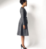 B5966 Veston, manteau et ceinture - Jeunes femmes et femmes (grandeur : 8-10-12-14-16)