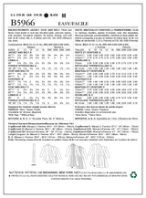 B5966 Misses'/Women's Jacket, Coat and Belt (size: 8-10-12-14-16)