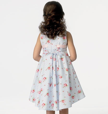 B6013 Children's/Girls' Dress (size: 6-7-8)