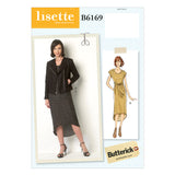 B6169 Misses' Jacket and Dress (size: 14-16-18-20-22)