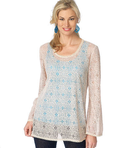 B6173 Misses' Tunic and Top (size: 6-8-10-12-14)