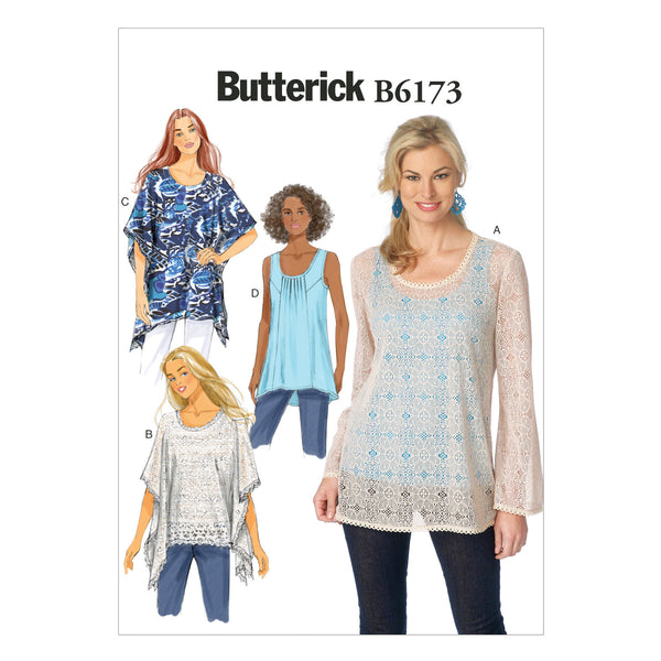 B6173 Misses' Tunic and Top (size: 6-8-10-12-14)