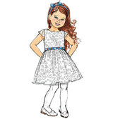 B6201 Children's/Girls' Dress (size: 2-3-4-5)