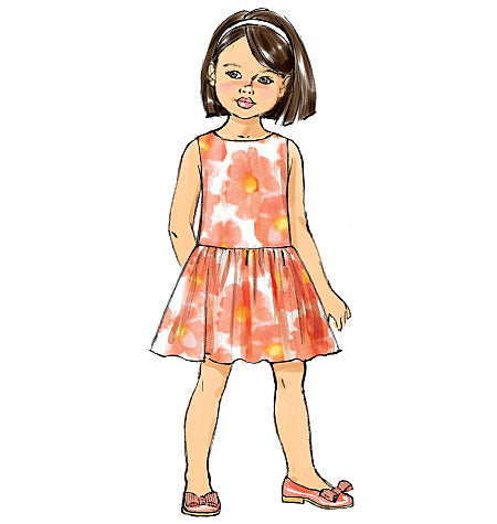 B6201 Children's/Girls' Dress (size: 2-3-4-5)