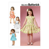 B6201 Children's/Girls' Dress (size: 6-7-8)