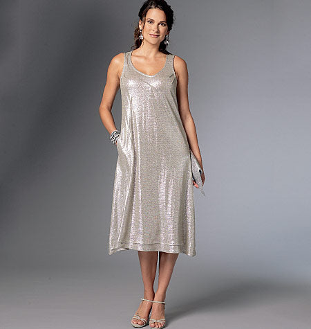 B6283 Misses' Dress (Size: XSM-SML-MED)