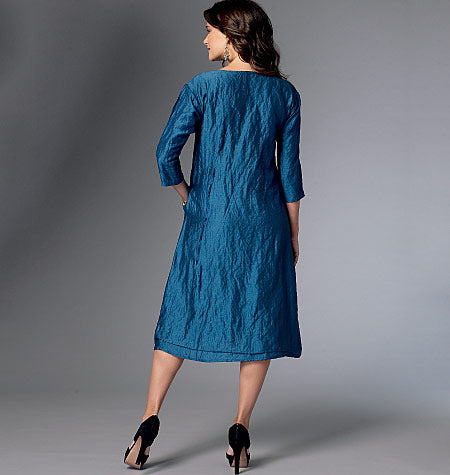 B6283 Misses' Dress (Size: LRG-XLG-XXL)