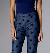 B6327 Misses' Tapered Pants (Size: 16-18-20-22-24)
