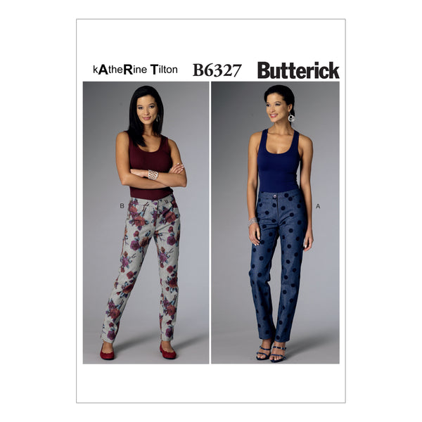 B6327 Misses' Tapered Pants (Size: 8-10-12-14-16)