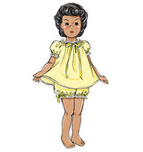 B6336 Retro Outfits for 18" Doll (Size: One Size Only)