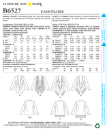 B6527 Misses' Cascade-Collar Knit Jacket (Size: XS-S-M)