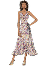 B6554 Misses' Wrap Dresses