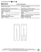 B6565 Pantalon pour Jeune Femme (Size: 14-16-18-20-22)