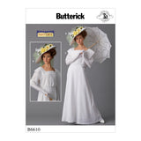 B6610 Misses' Costume and Hat (Size: 14-16-18-20-22)
