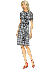 B6655 Misses'/Misses' Petite Dress and Sash (Size: 14-16-18-20-22)