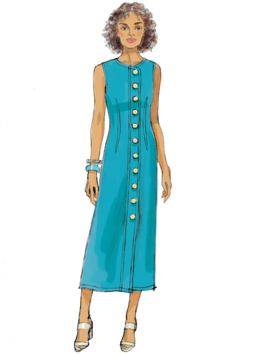 B6655 Misses'/Misses' Petite Dress and Sash (Size: 6-8-10-12-14)
