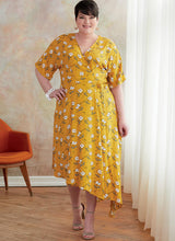 B6675 Misses'/Women's Dress (Size: 18W-20W-22W-24W)