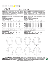 B6687 Misses' Top (Size: L(16-18) - XL(20-22))