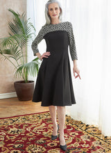 B6707 Misses'/Women's Dress (Size: 8-10-12-14-16)