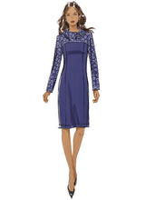 B6707 Misses'/Women's Dress (Size: 18W-20W-22W-24W)