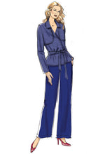 B6717 Misses' Jacket, Sash, Coat, Vest, & Pants (Size: L-XL-XXL)