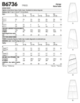 B6736 Misses' Skirts