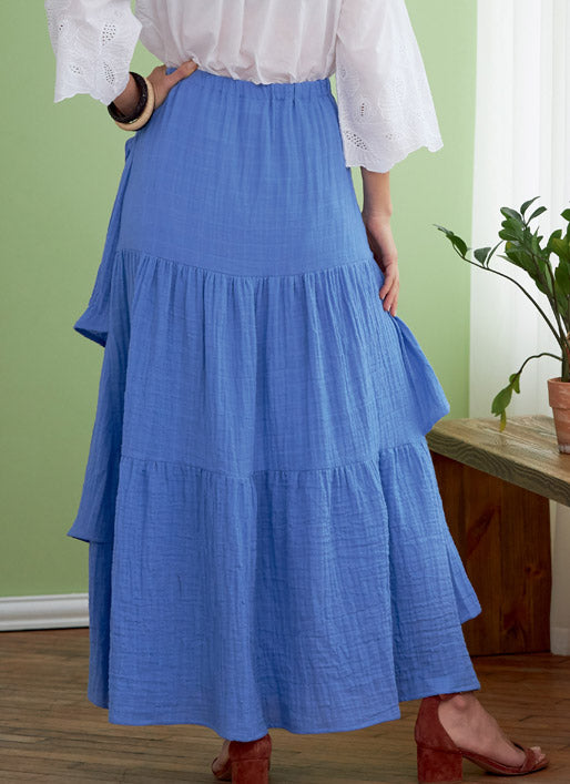 B6736 Misses' Skirts (Size: L-XL-XXL)