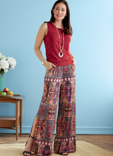 B6750 Short et pantalon à taille élastique pour Jeune Femme (Size: TP-P-M)