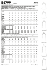 B6799 Misses' & Misses' Petite Bias A-Line Skirt (Size: 14-16-18-20-22)