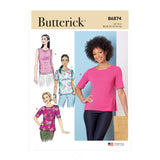 B6874 Misses' Knit Tops