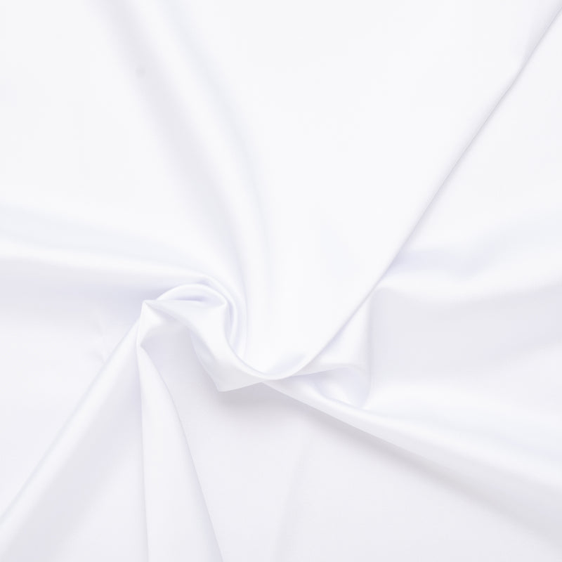 YUKA - Satin extensible - Blanc