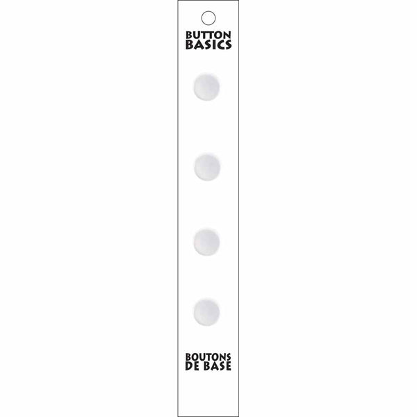 BUTTON BASICS Shank Buttons - 10mm (⅜") - 5 pcs