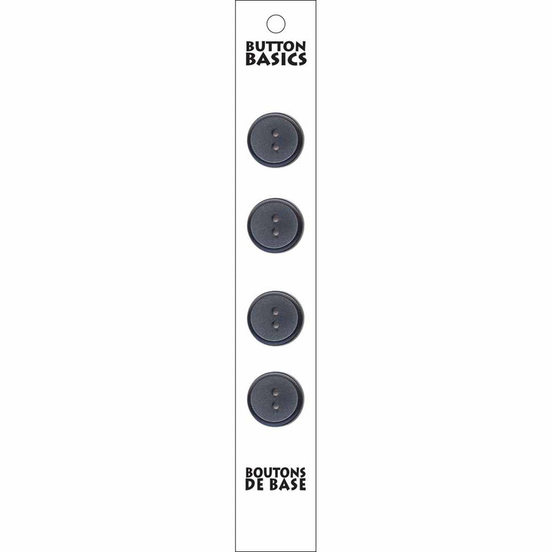 BUTTON BASICS boutons à 2 trous - 15mm (⅝") 2 trous - 4 mcx