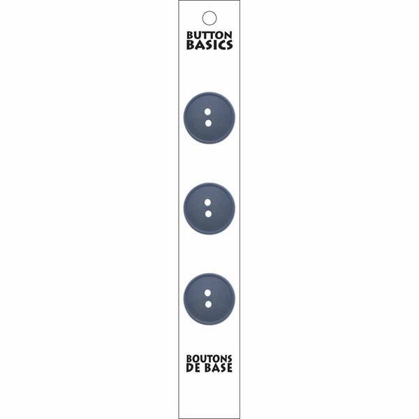 BUTTON BASICS 2 Hole Buttons - 19mm (¾") - 3 pcs