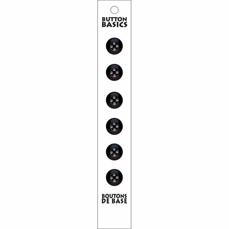 BUTTON BASICS Boutons à 4 trous - 12mm (½") 4 trous - 6 mcx