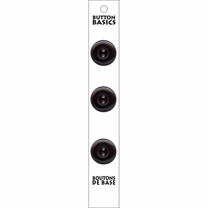 BUTTON BASICS 2 Hole Buttons - 19mm (¾") - 3 pcs