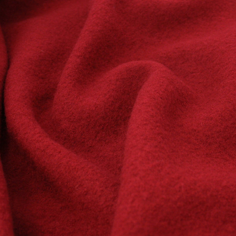 Boiled wool - Red