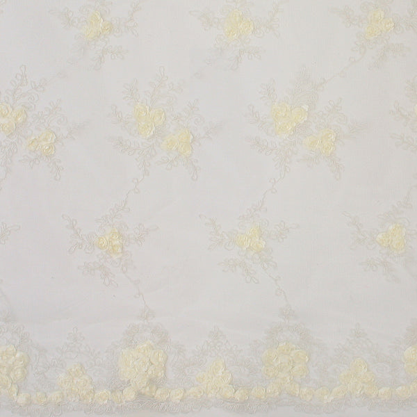 Rosette Mesh - Ivory