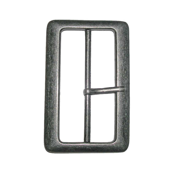 ELAN Rectangular Buckle - 60mm (2⅜") - Antique Silver -1 pcs