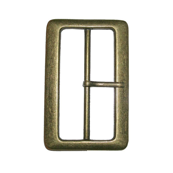 ELAN Rectangular Buckle - 60mm (2⅜") - Antique Gold -1 pcs