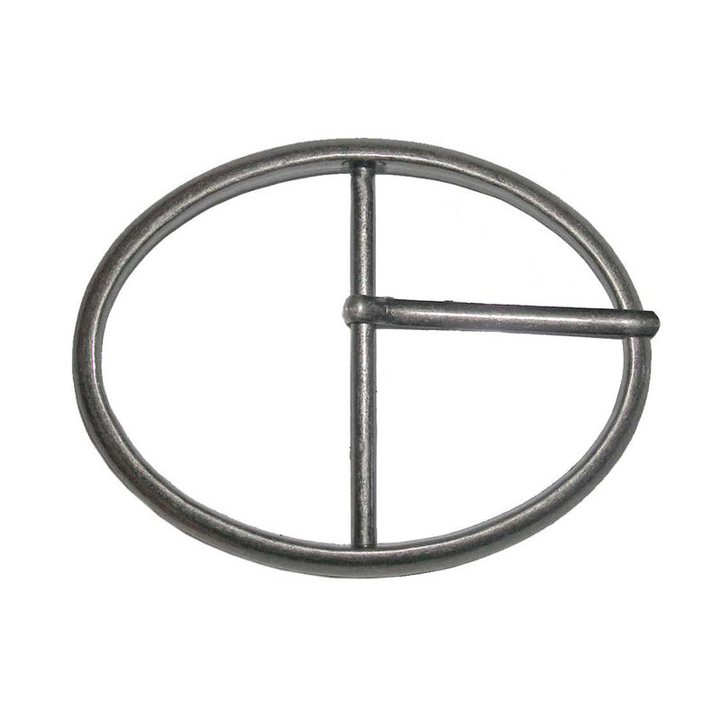 ELAN Oval Buckle - 48mm (1⅞") - Anitque Silver -1 pcs