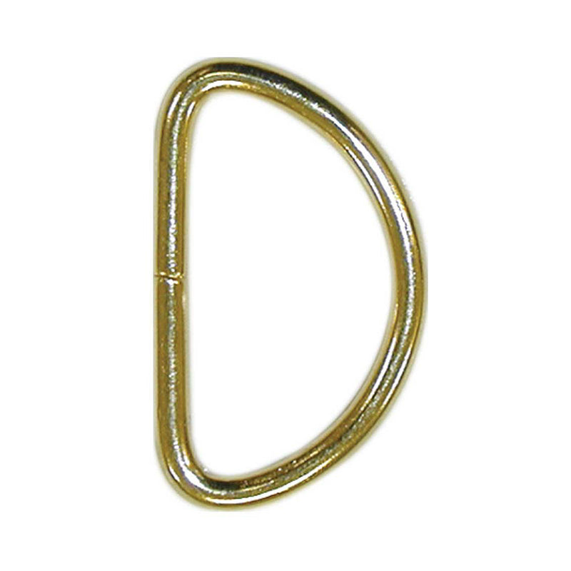 ELAN D-Ring - 25mm (1") - Gold -2 pcs