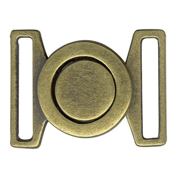 ELAN Metal Clasp - 32mm (1¼") - Antique Gold -1 pcs