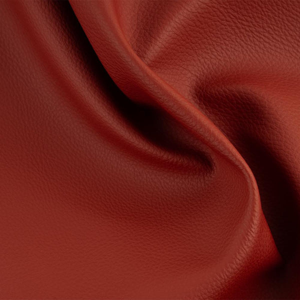 9 x 9 inch Home Decor Fabric - Utility - Premium Leather Look - Bordeaux