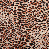 ANIMAL SKIN Printed Knit - Tiger - Orange