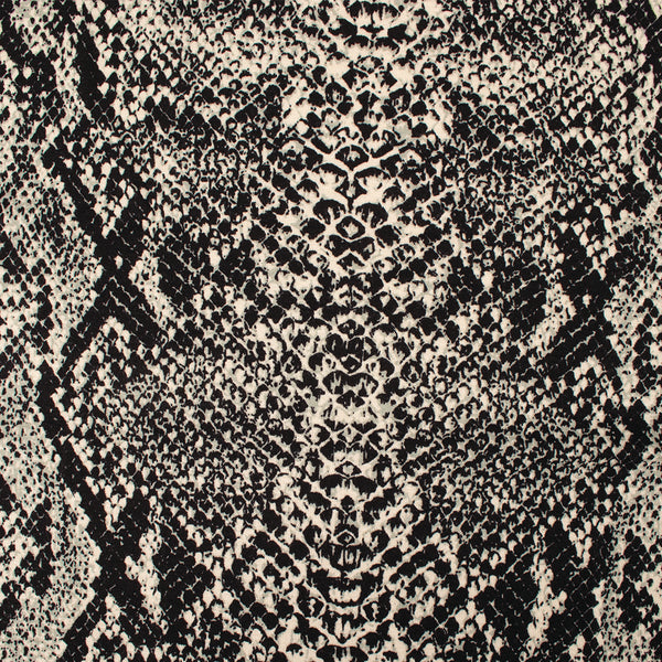 ANIMAL SKIN Printed Knit - Snake - Grey